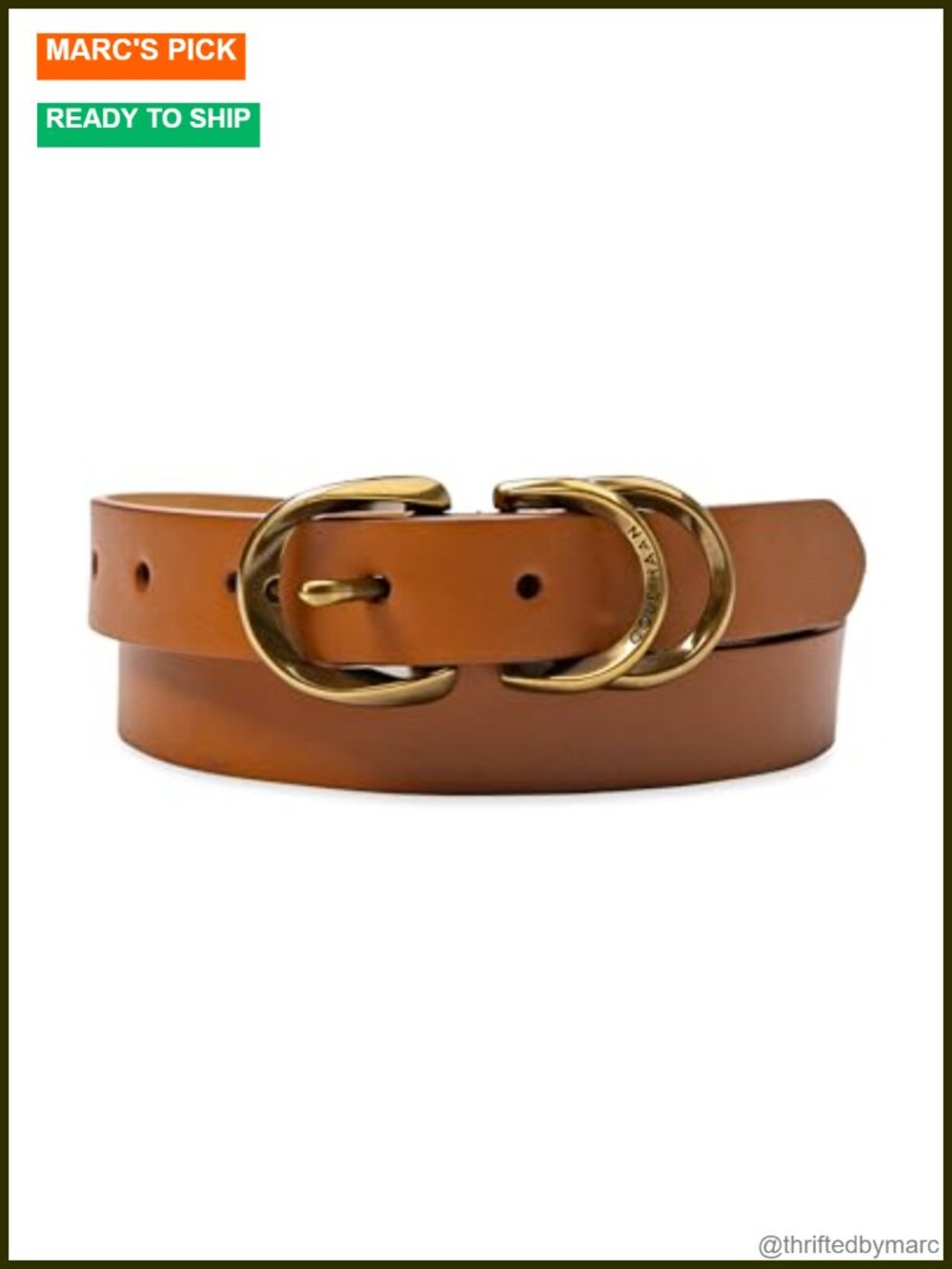 Womens Skinny Dress Belt with Metal Loops Adjustable 1 Inch Slim